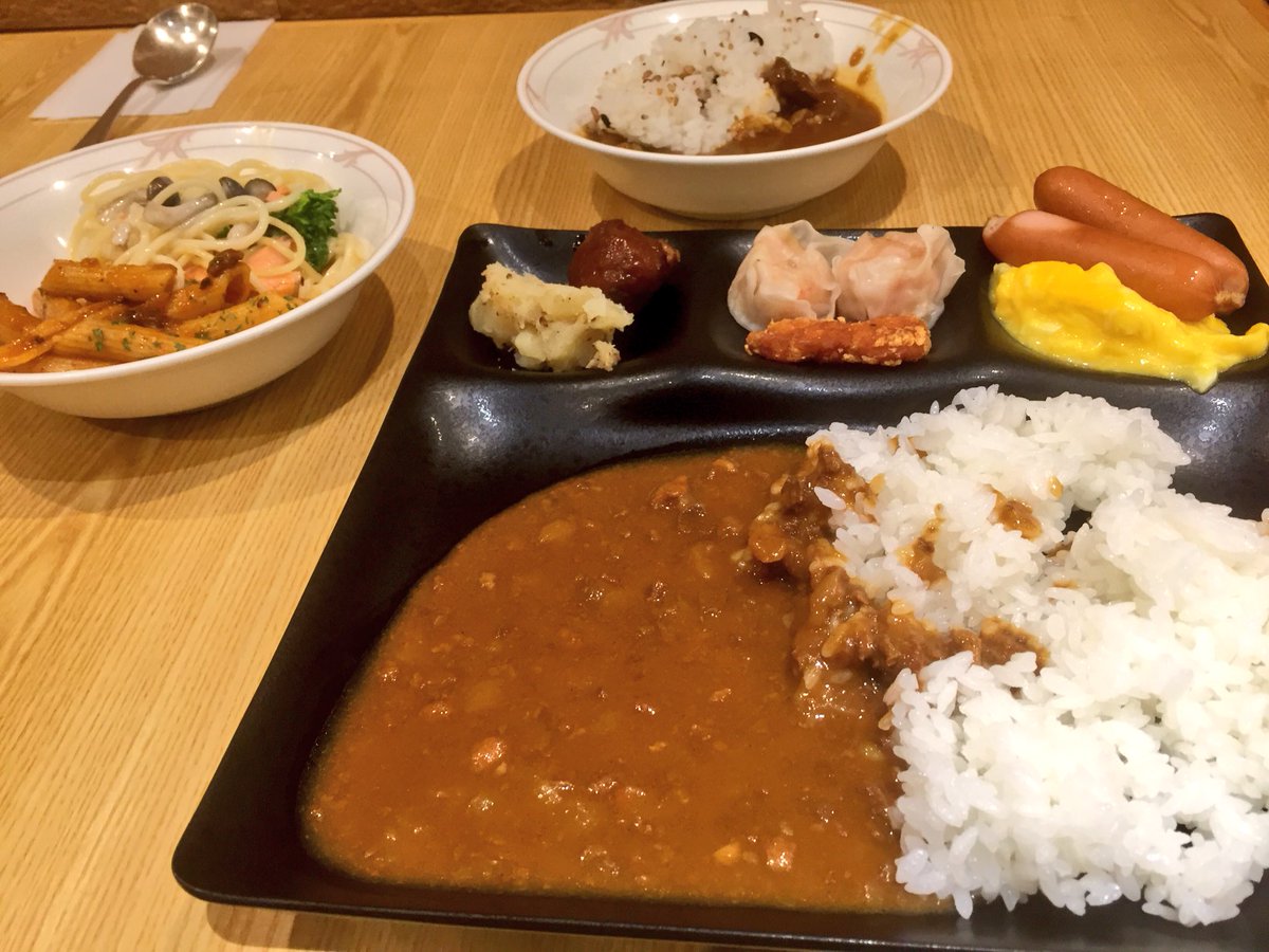 1000円で楽しめる三種のカレー食べ放題ビュッフェ パルクはアパホテルの上 栄 おいでよ名古屋の食べ歩きログ