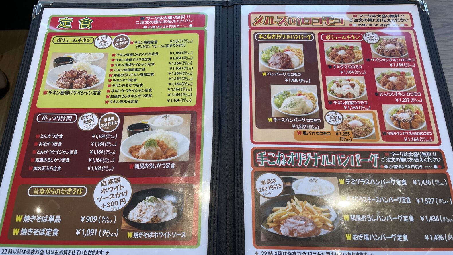 メニュー
