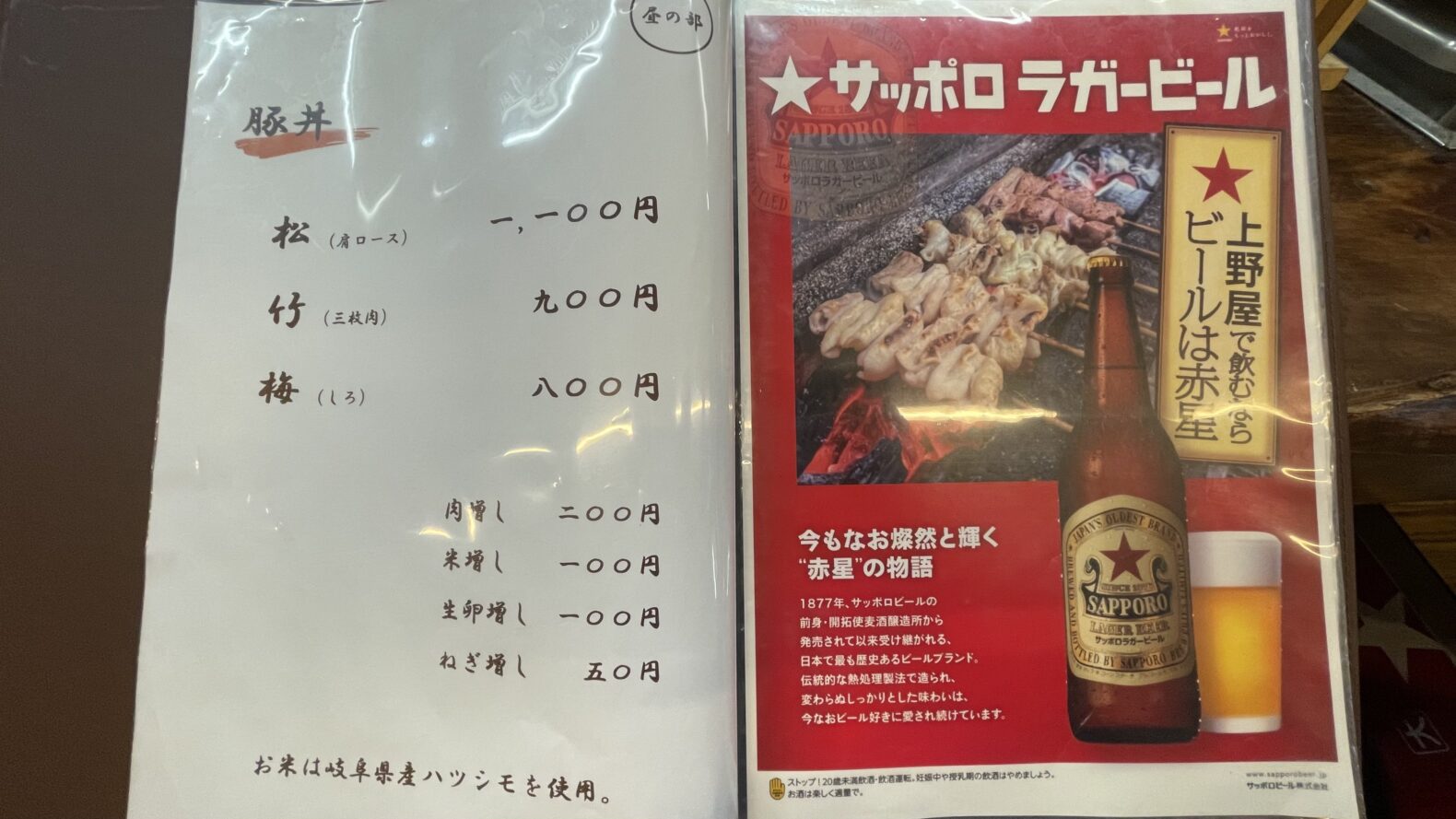 上野屋本店とんやき