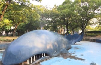 クジラの噴水