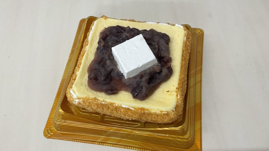 小倉トーストチーズケーキ