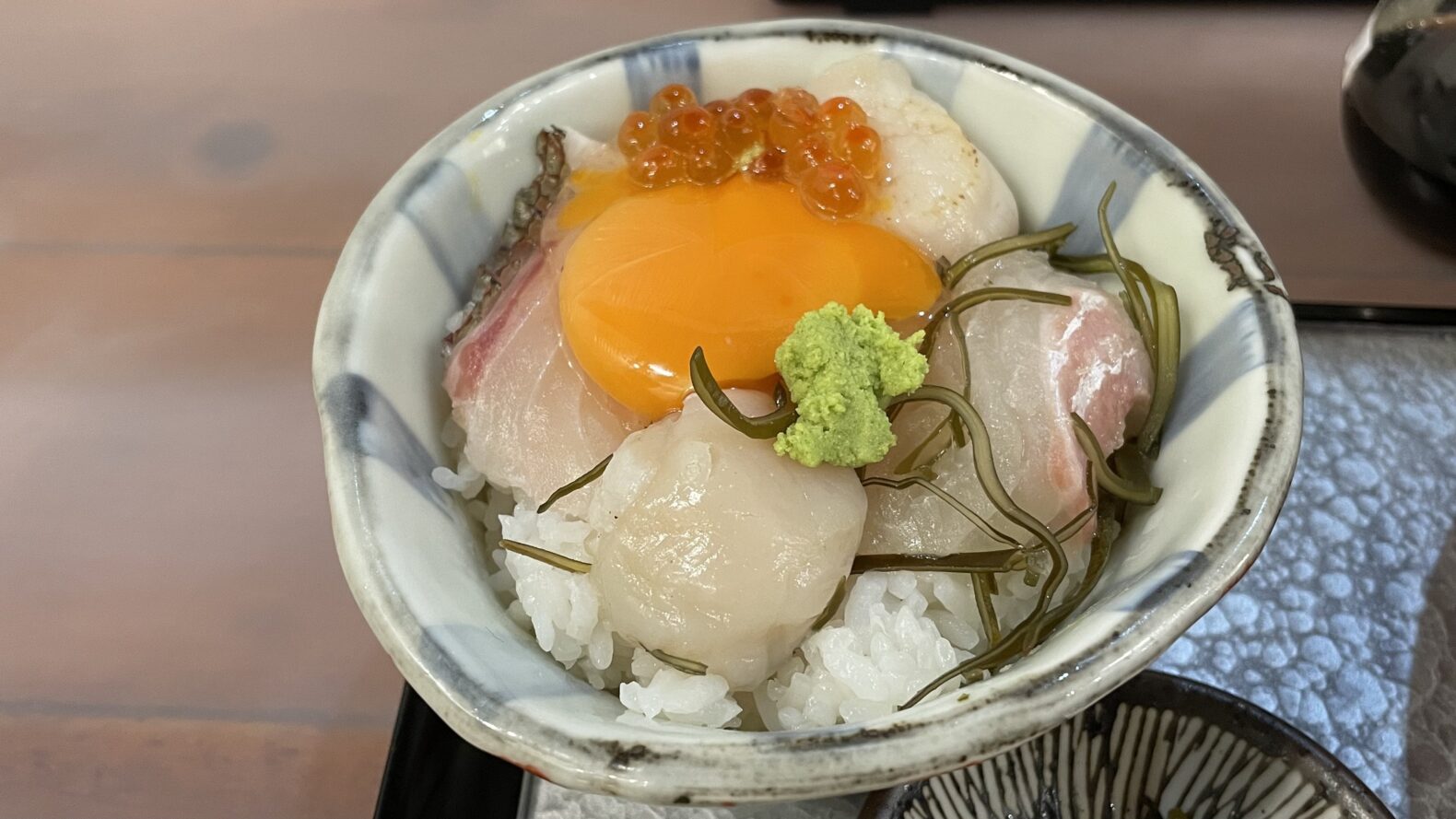 帆立と鯛と麺