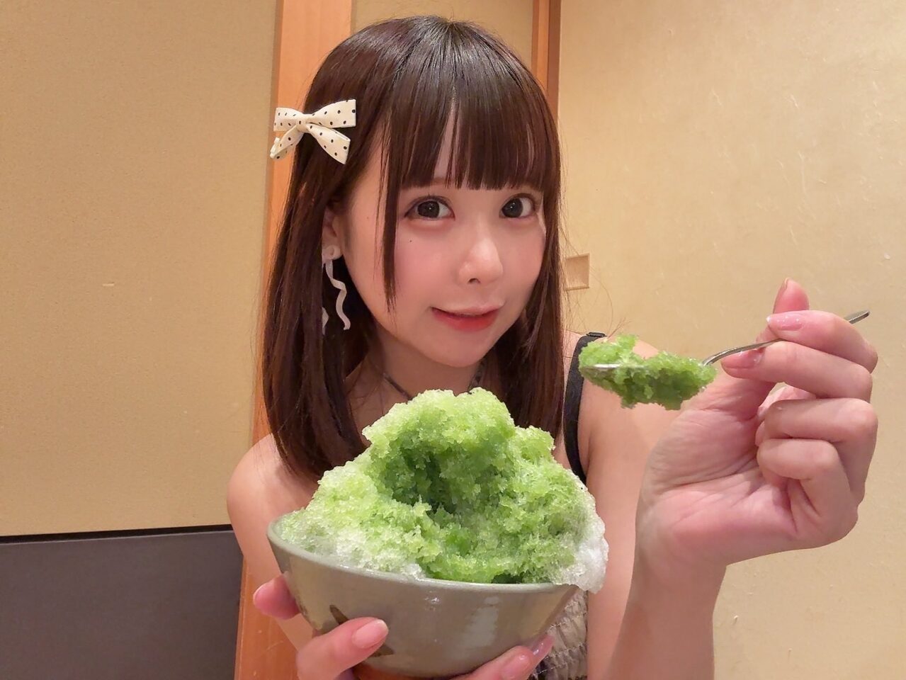 赤福茶屋のかき氷、赤福氷【タカシマヤ・松坂屋】 - おいでよ名古屋の